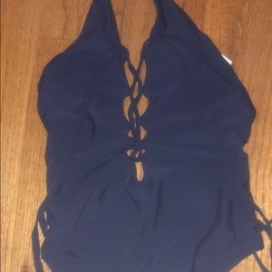 Navy Blue one piece from Aerie